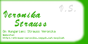 veronika strauss business card